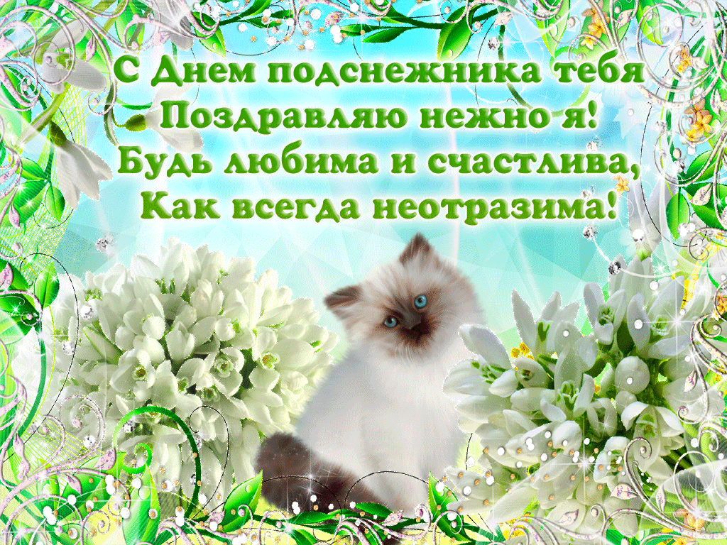 Картинки с Днем подснежника (70 открыток). Гифки