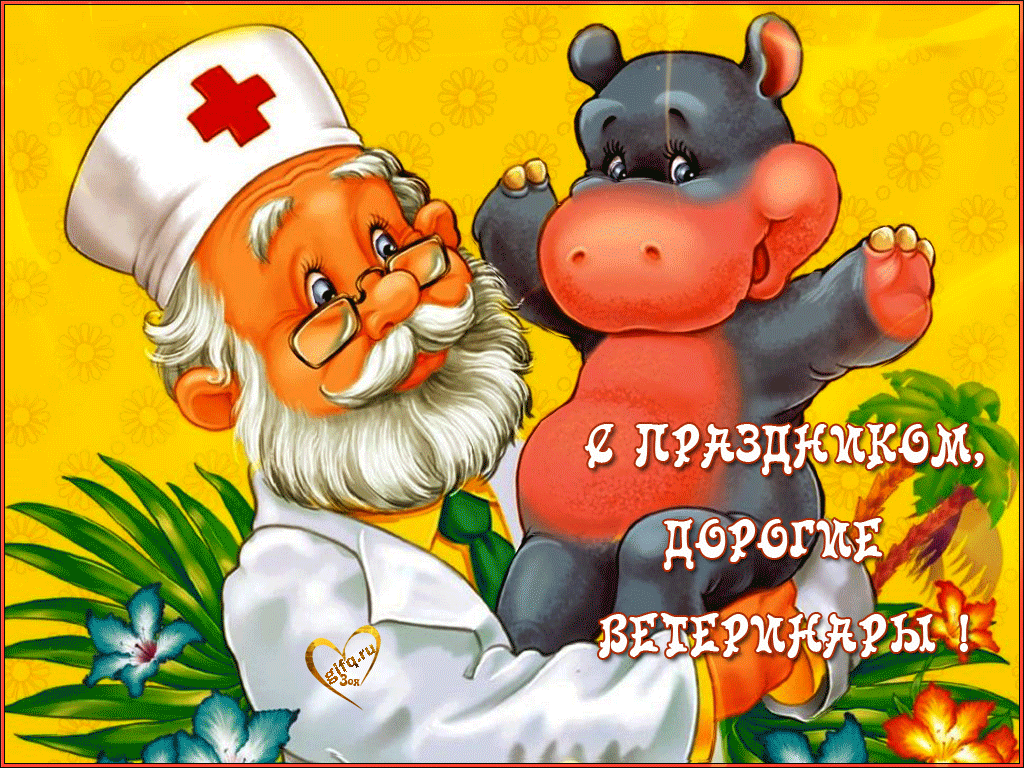 Картинки с Международным днем ветеринарного врача (75 открыток). Гифки