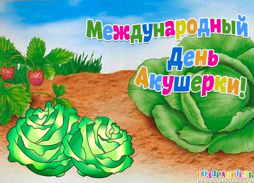 Картинки с Международным днем акушерки (60 открыток). Гифки