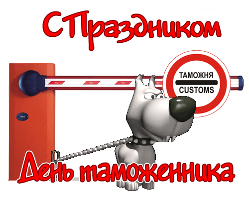 Картинки и открытки с Днем таможенника. Гифки и анимация с Днём таможенника