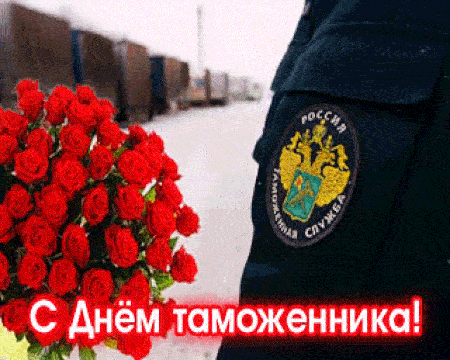 Картинки и открытки с Днем таможенника. Гифки и анимация с Днём таможенника