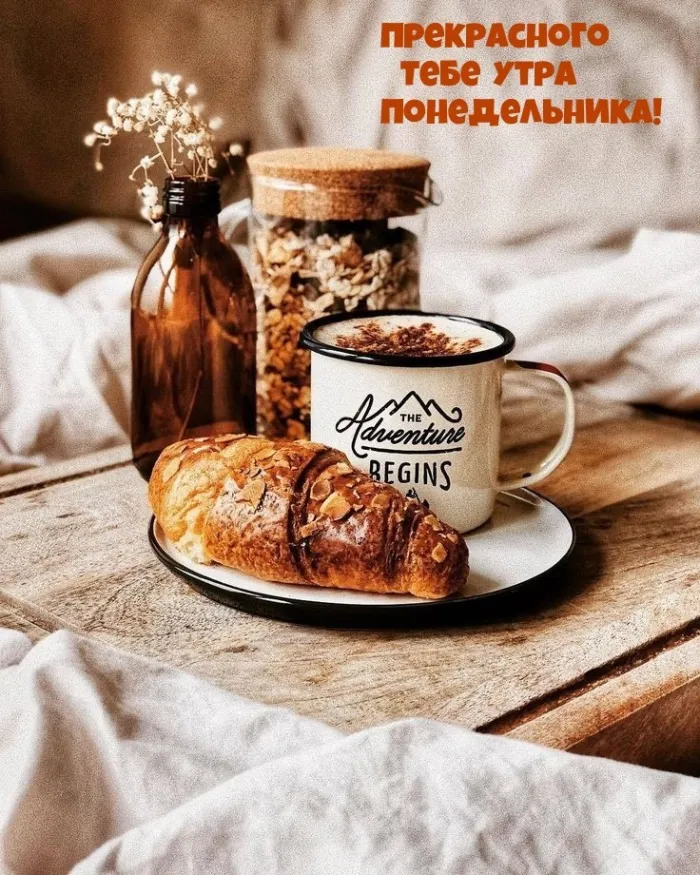 Красивые открытки и картинки Добрым утром понедельника.