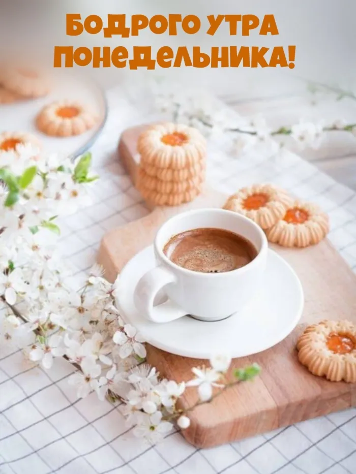 Красивые открытки и картинки Добрым утром понедельника.