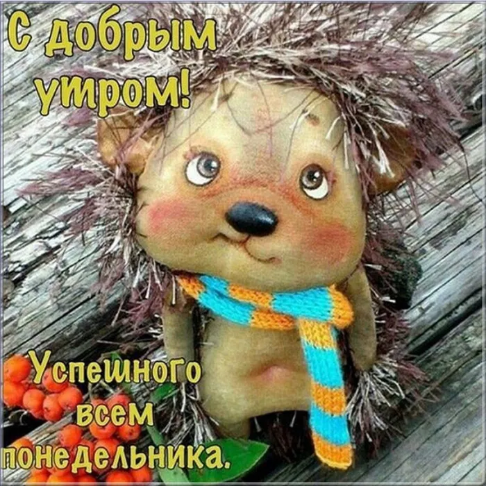 Красивые открытки и картинки Добрым утром понедельника.