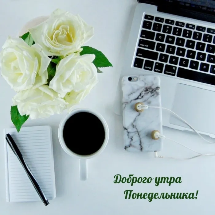Красивые открытки и картинки Добрым утром понедельника.