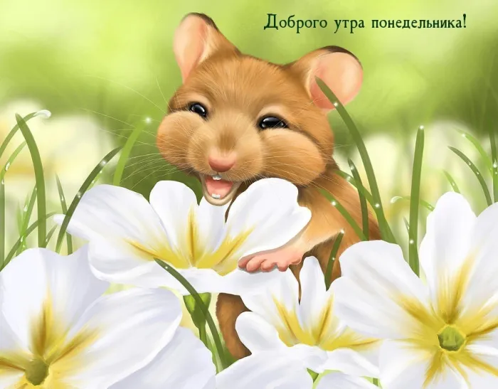 Красивые открытки и картинки Добрым утром понедельника.