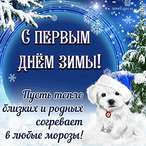 Первый день зимы. Первый день зимы - прикольные картинки