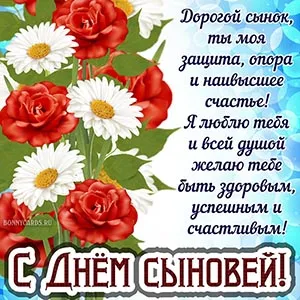 Картинки и открытки с Днем сыновей. День сыновей - прикольные картинки